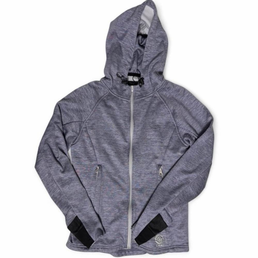 Loki All-In-One Purple Zip Hoodie Women’s Small Athletic Fleece Outdoors Hiking